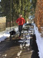 lopen met de hond