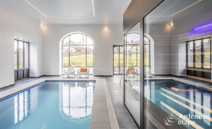 Schloss Bertrix (Jehonville) 20 Pers. Ardennen Schwimmbad Wellness Behinderten gerecht