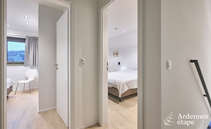 Moderne Ferienwohnung im Zentrum von Coo fr 4 Personen mit privatem Garten und Terrasse