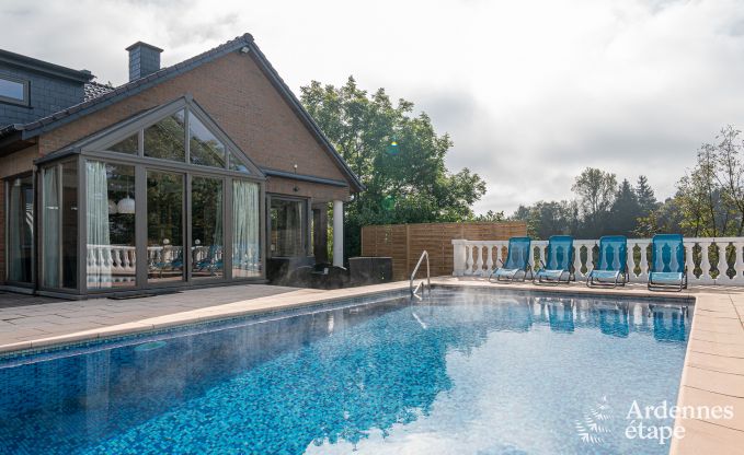 Ferienhaus Durbuy 12 Pers. Ardennen Schwimmbad Wellness