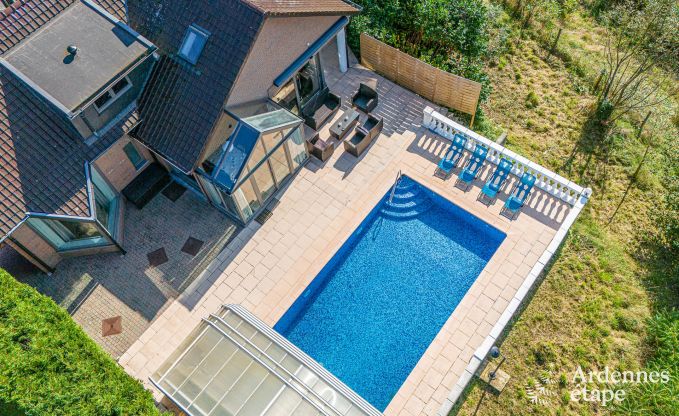 Ferienhaus Durbuy 12 Pers. Ardennen Schwimmbad Wellness