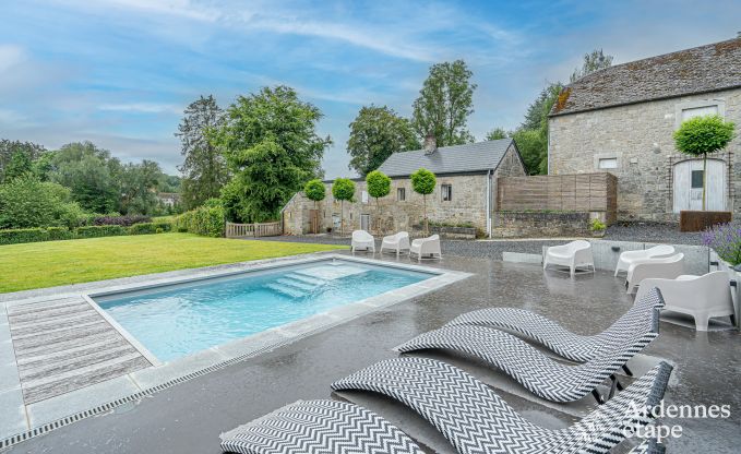 Ferienhaus in Man fr 14 Personen in der Nhe von Durbuy mit Schwimmbad, Bar, Spielzimmer und privatem Garten