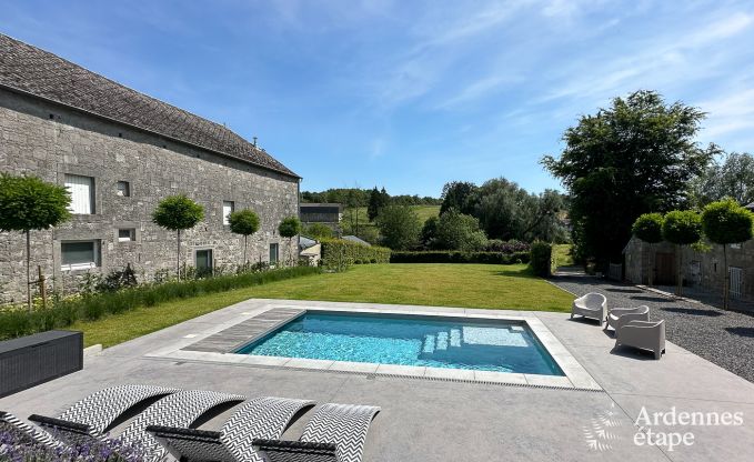 Ferienhaus in Man fr 14 Personen in der Nhe von Durbuy mit Schwimmbad, Bar, Spielzimmer und privatem Garten