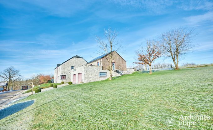 Gemtliches Ferienhaus in Houyet: absolute Ruhe fr 4 Personen mit Blick auf die Ardennen