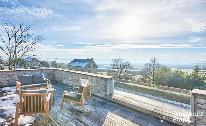 Gemtliches Ferienhaus in Houyet: absolute Ruhe fr 4 Personen mit Blick auf die Ardennen