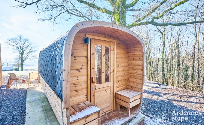 Gemtliches Ferienhaus in Houyet: absolute Ruhe fr 4 Personen mit Blick auf die Ardennen