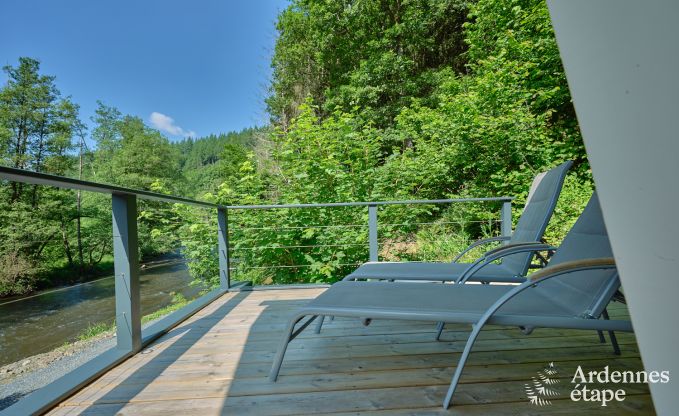 Umweltfreundliches Chalet in La Roche-en-Ardenne, am Ufer der Ourthe