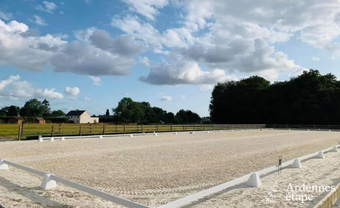 Authentisches Ferienhaus fr 15 Personen mit Pferdeboxen in Mettet, Ardennen