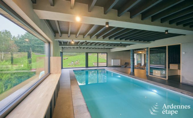 Ferienhaus Trois-Ponts 38/47 Pers. Ardennen Schwimmbad Wellness