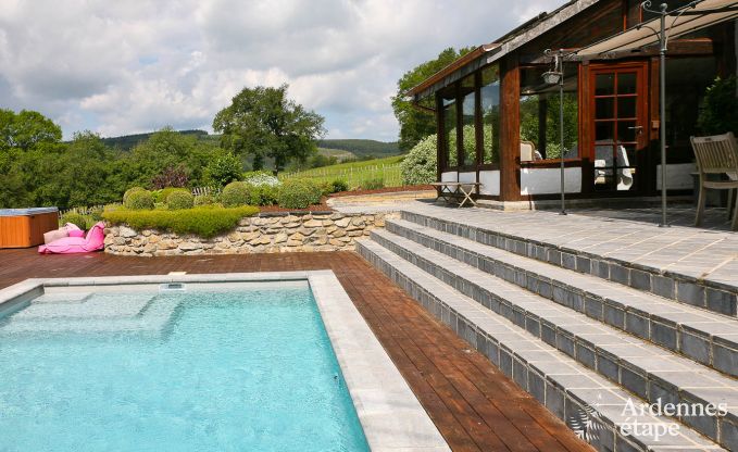 Luxusvilla Trois-Ponts 9 Pers. Ardennen Schwimmbad Wellness